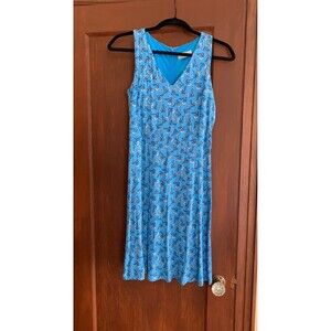 New! Loft sleeveless dress, blue,  size 0P